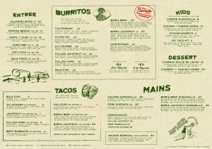 Beach Burrito Jindabyne Menu
